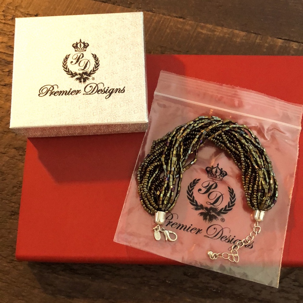 Premier Designs Chocolate Kiss Bracelet